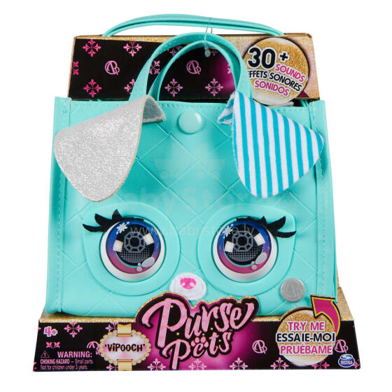 PURSE PETS interactive tote bag Puppy