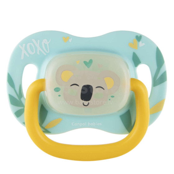CANPOL BABIES Exotic Art.34/920_koal  Silicone pacifier with symmetrical shape 0-6M