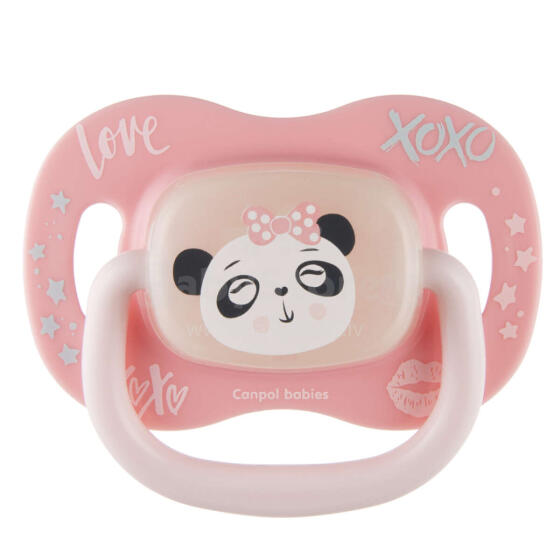 Canpol Babies Exotic Art.34/920_pand Silicone pacifier with symmetrical shape 0-6M