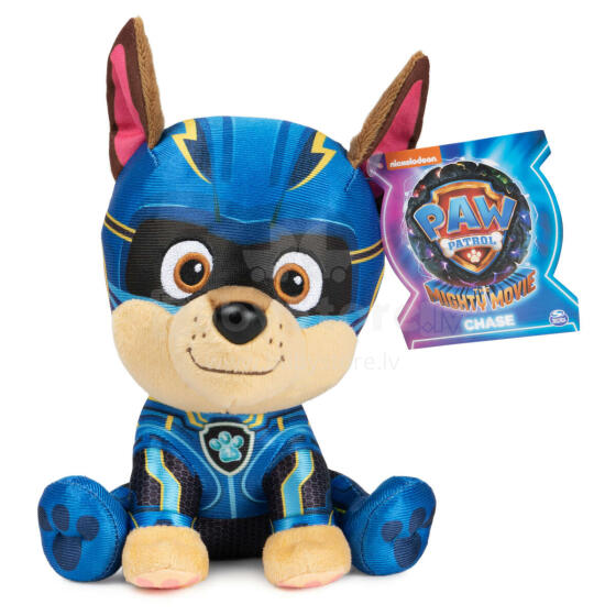 PAW PATROL MOVIE Pliušinis herojus CHASE 15 cm