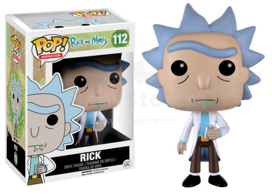 FUNKO POP! Vinilinė figūrėlė: Rick & Morty - Rick, 12,5 cm