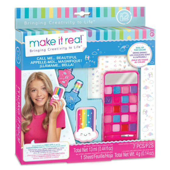 MAKE IT REAL Manicure set Phone palette and nail art