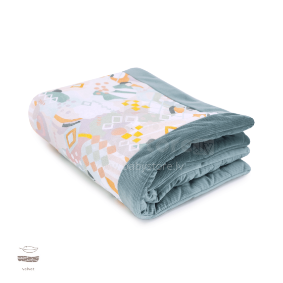 Makaszka Velvet Blanket Art.155340 Высококачественное детское двустороннее одеяло (100x150 см)