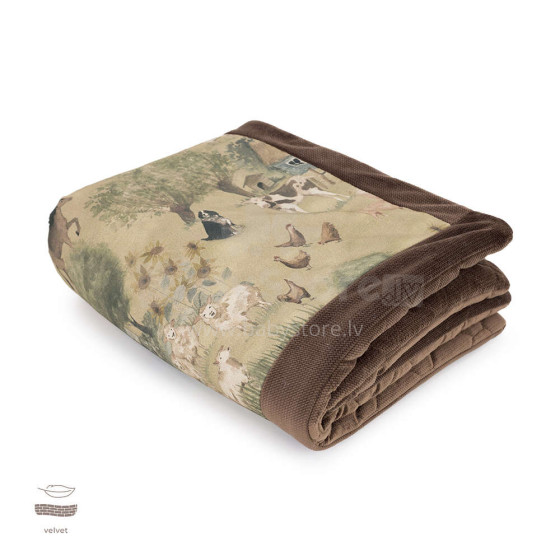 Makaszka Velvet Blanket Art.155404 Высококачественное детское двустороннее одеяло (100x150 см)