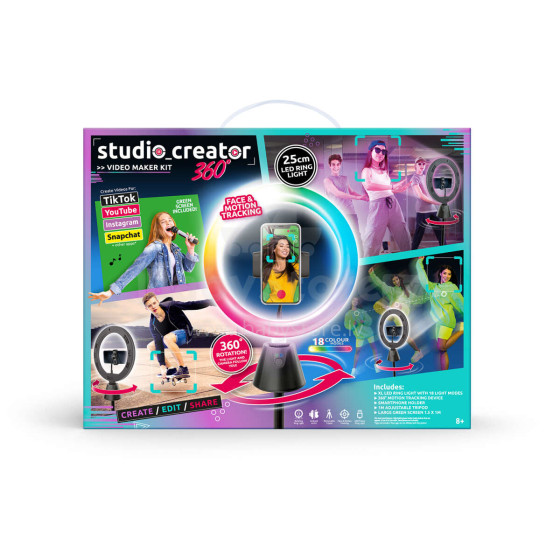 Studio Creator Video veidošanas komplekts 360° rotējoša studija
