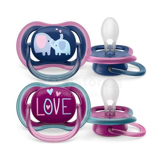 Philips Avent Ultra Air Deco Art.SCF349/22 silikoninis masalas, 18M +, (2 vnt.)