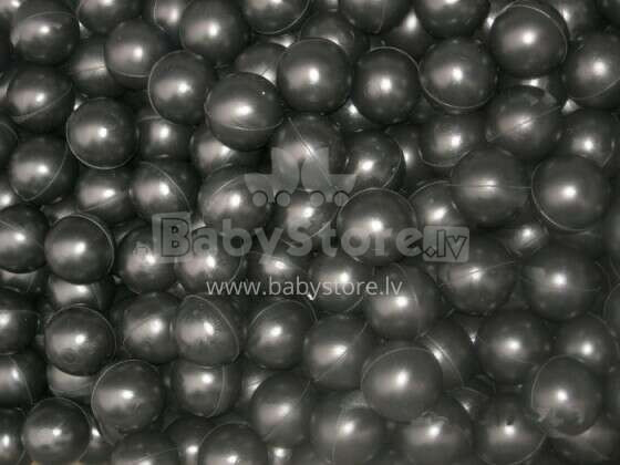 Mėlynojo kaspino sausi baseino kamuoliukai juodi 006463 baseino kamuoliukai - juodi Ø 6 cm, 50 vnt.
