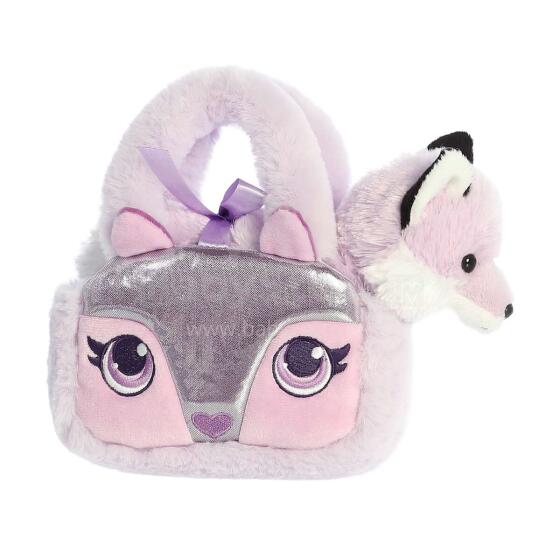 AURORA Fancy Pals plush toy fox in a bag, 20 cm