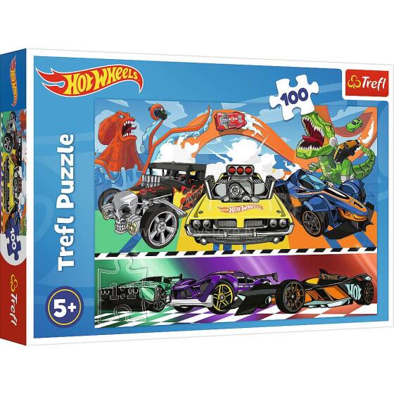 TREFL HOT WHEELS Dėlionė, 100 det.