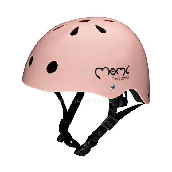Momi Mimi Helmet Art.ROBI00060 Pink Сертифицированный, регулируемый шлем/каска для детей  (47-58 cm)