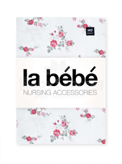 La bebe™ Cotton Nappy Art.156415 Flowers Nappies (cotton) 100x150cm