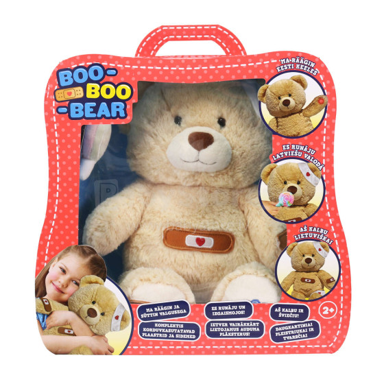 BOO-BOO BEAR Interactive toy bear (Speaks Estonian / Latvian / Lithuanian)
