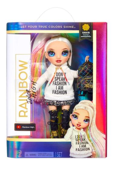 RAINBOW HIGH Lėlytė Junior High Amaya Raine, 23 cm