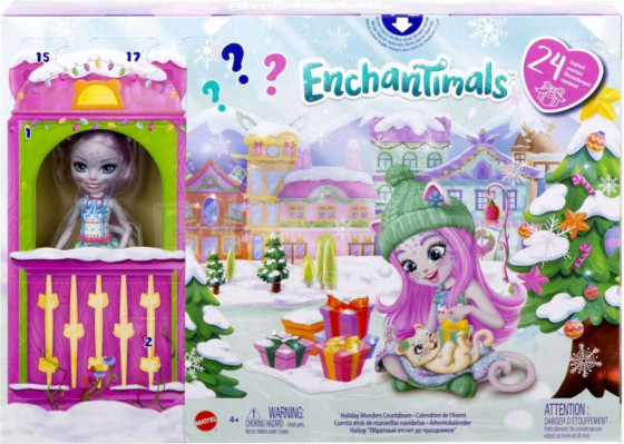 Mattel Enchantimals HHC21 Adventes kalendārs Lelle 15cm