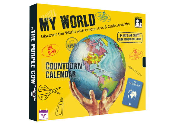 PURPLE COW advent calendar World, 8336