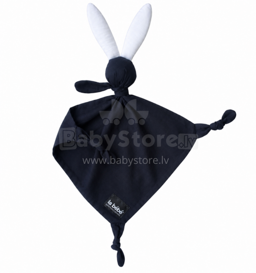 La Bebe™ Sleep Comforter Art.156856 Black Minkšta šluostė miegui