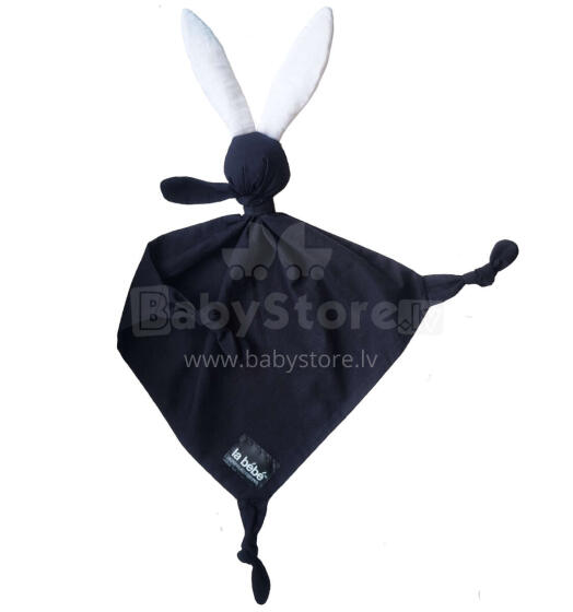 La Bebe™ Sleep Comforter Art.156856 Black Minkšta šluostė miegui