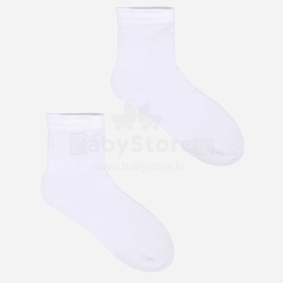 Yoclub White Boy Socks Art.SKA-0056C medvilninės kojinės