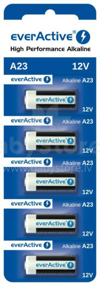 Ikonka Art.KX5878 Bateria everActive Alkaline 23A blisteris 5szt.