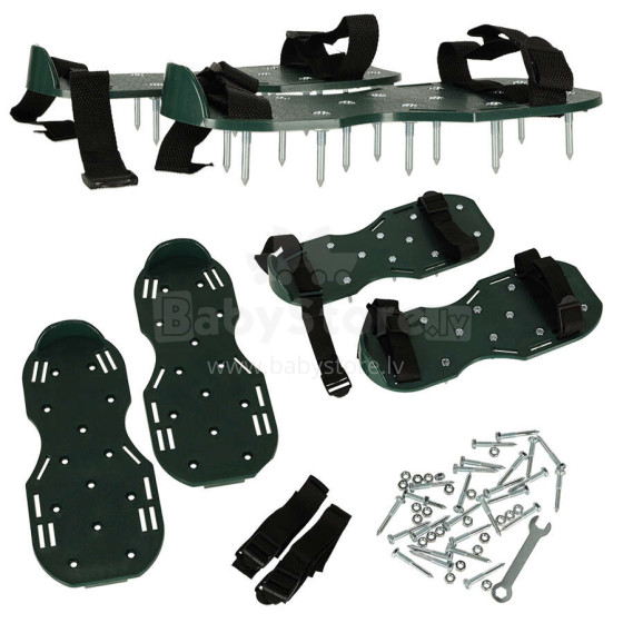 Ikonka Art.KX4845 Aerator lawn scarifier spiked lawn shoes