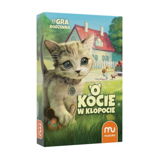 Ikonka Art.KX4763 MUDUKO Apie katę, patekusią į bėdą, šeimos žaidimas 8+
