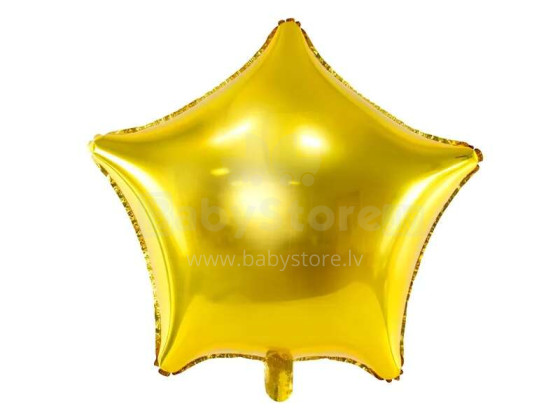 Ikonka Art.KX4569 Folijas balons Zelta zvaigzne 48cm