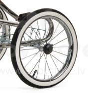 „Emmaljunga Mondial“ Wheel 360mm Chrome Deluxe Chassi ratas klasikinis chromuotas Art. R1645 ratas 14 colių ratams