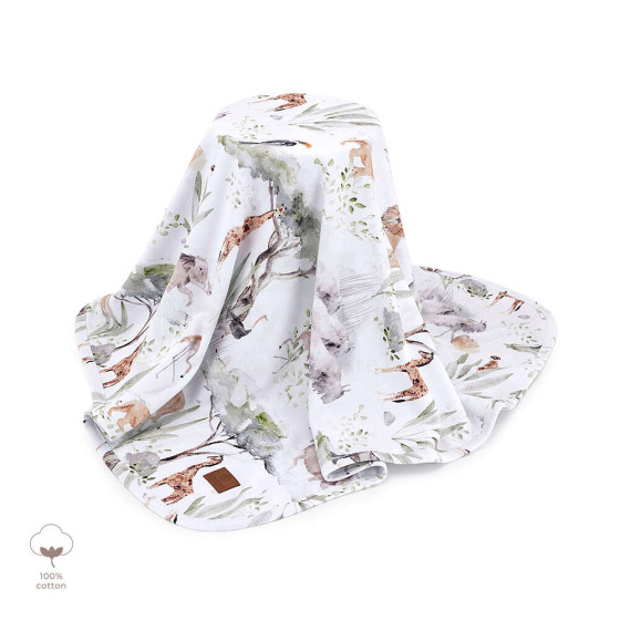 Makaszka Baby Blanket Cotton Art.KOC11SAWA008 Sawanna Augstākās kvalitātes sedziņa (70x90 cm)