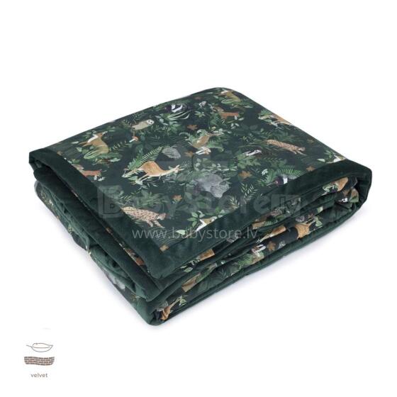 Makaszka Adult Velvet Blanket Art.KOC4WOOD004 Woodland