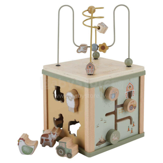 Little Dutch Activity Cube Little Farm Art.7131  str. Besivystantis loginio mąstymo kubas