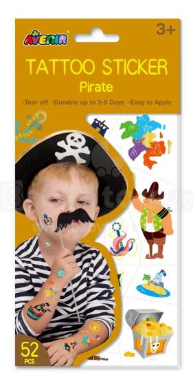 AVENIR Priklijuojamos tatuiruotės „Piratai“