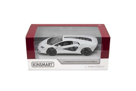 KINSMART Miniatūrais modelis - Lamborghini Countach LPI 800-4, izmērs 1:38