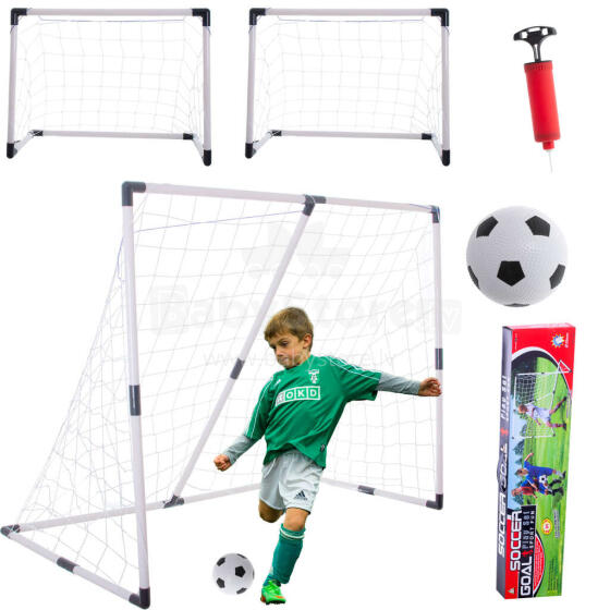Ikonka Art.KX4875 Futbolo vartai vaikams 2in1 185x120x70cm