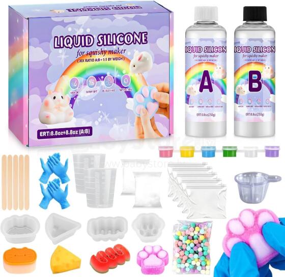 Squishy DIY Kit Art.158477 kamuoliukų gaminimo rinkinio papildymas