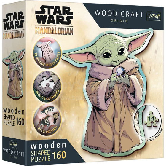 TREFL STAR WARS Wooden puzzle Mandalorian 160 pcs