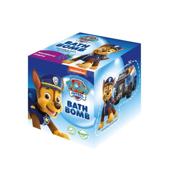 PAW PATROL Vonios burbulas „Chase“, 165 g, gervuogių kvapo