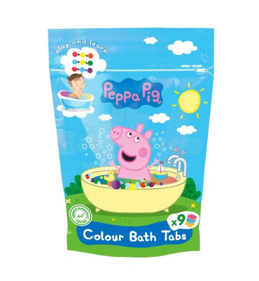 PEPPA PIG Vonios dažai, 9 x 16 g