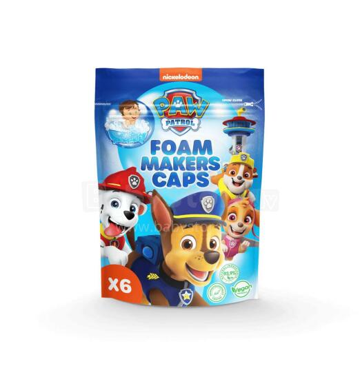 PAW PATROL Vonios putų kapsulės, 6 x 16 g
