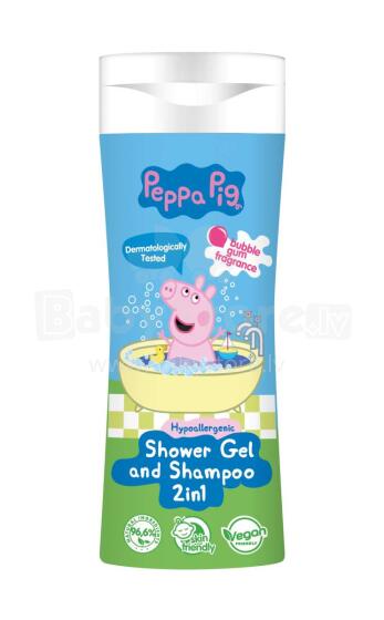 PEPPA PIG 2 IN 1 dušo želė ir šampūnas, 300 ml