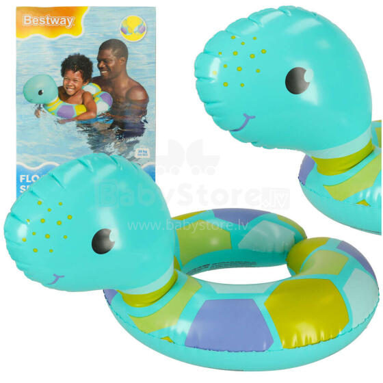 Ikonka Art.KX4006_2 BESTWAY 36405 Vėžlys pripučiamas plaukimo ratas 3-6 metai 30 kg