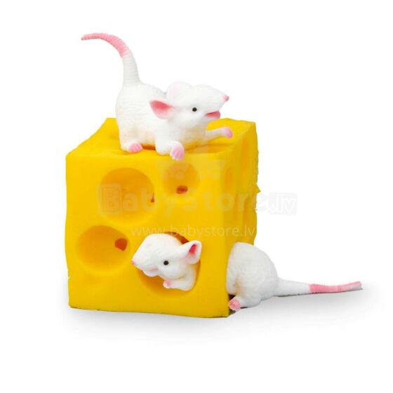 Stretchy Mouse and Cheese antistresinis žaislas Art.NV108