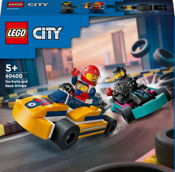 60400 LEGO® City Gokarti Un Sacīkšu Braucēji