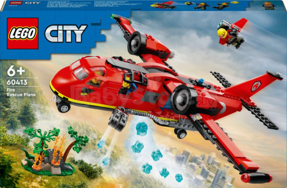60413 LEGO® City Ugunsdzēsēju Glābšanas Lidmašīna