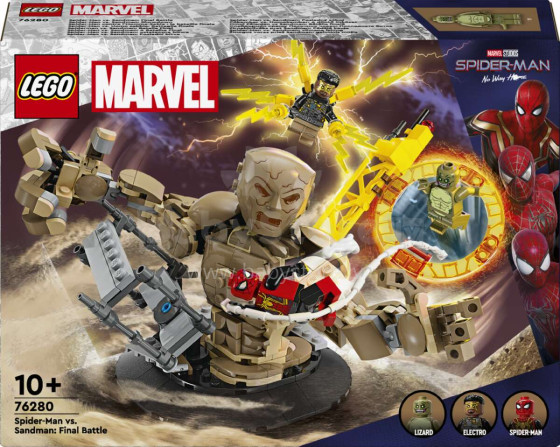 76280 LEGO®  Super Heroes Zirnekļcilvēks Pret Sandman: Pēdējā Kauja