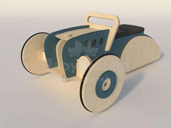 Designs Call HOT ROD Art.159429 Blue Žaislų dėžutė ant ratukų
