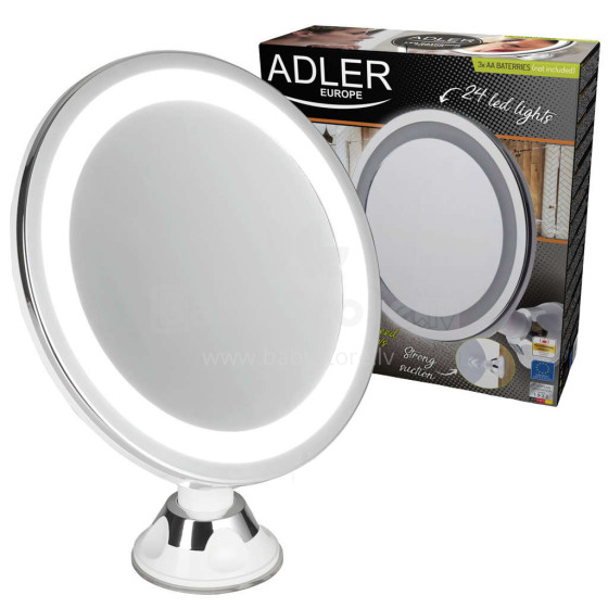 Ikonka Art.KX4191 Adler AD 2168 LED vannas istabas spogulis