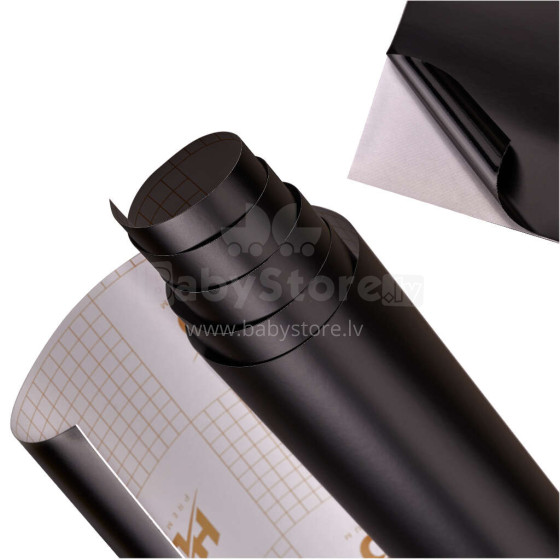 Ikonka Art.KX10167 Foil roll matt black 1,52x28m