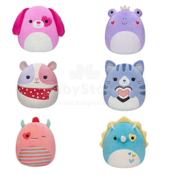 SQUISHMALLOWS Mīkstā rotaļlieta, Valentīndienas sērija, 30 cm
