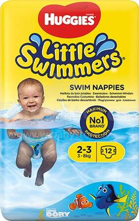 Huggies ® Little Swimmers® Art.BL041537795 специальные подгузники для маленьких плавцов 3-7 kg