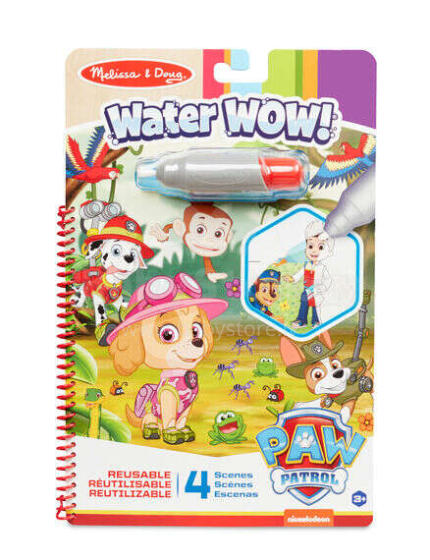 PAW PATROL Water Wow! Piešimo vandeniu rinkinys „Skye“